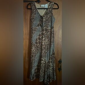 Dress by Kathy Lee Collection animal print size 8/10 M